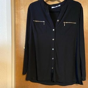 Susan Graver Liquid Knit Blouse